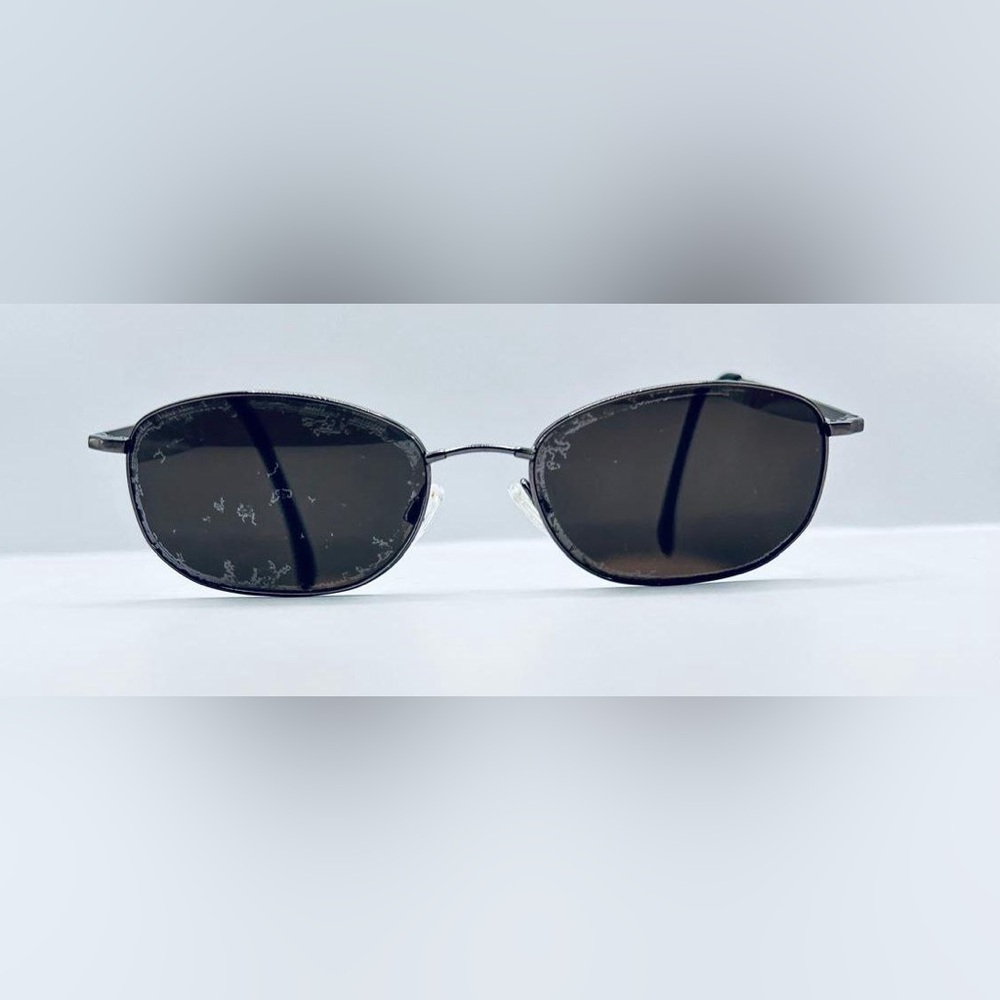 Dark Pewter Oval Sunglasses Frames Only - Picture 3 of 8